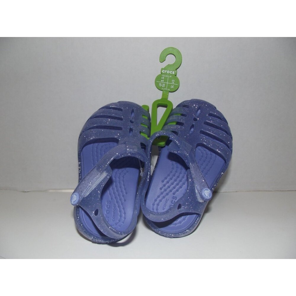 NWOT&B Child's Isabella Jelly Crocs Brand Sandal          (27)